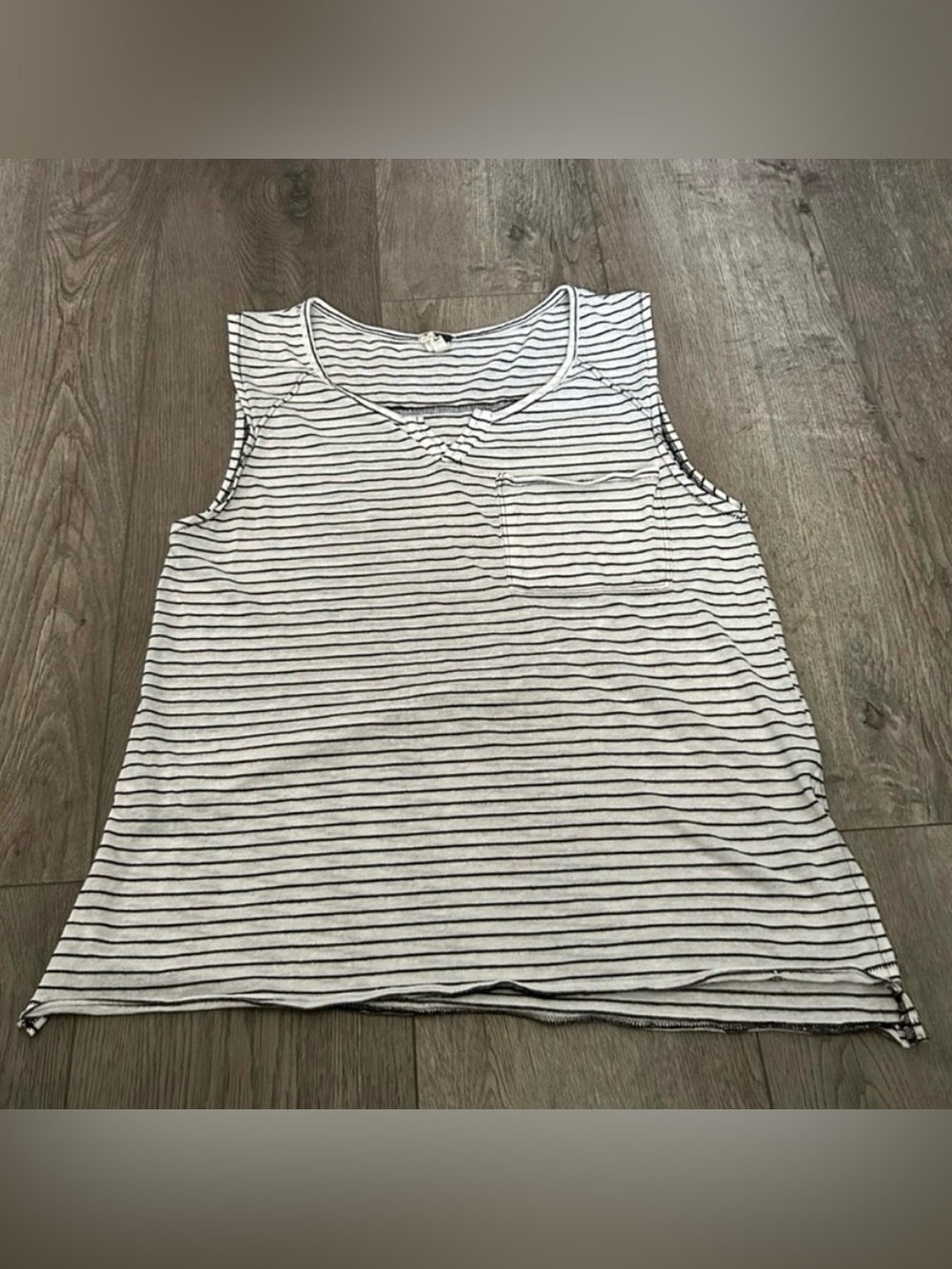 We the Free Relaxed Fit Striped Sleeveless Top Size Small